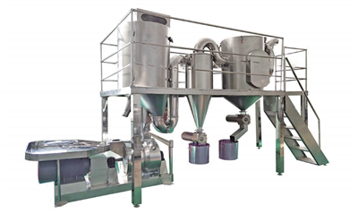 脈沖除塵水冷式中藥粉碎機